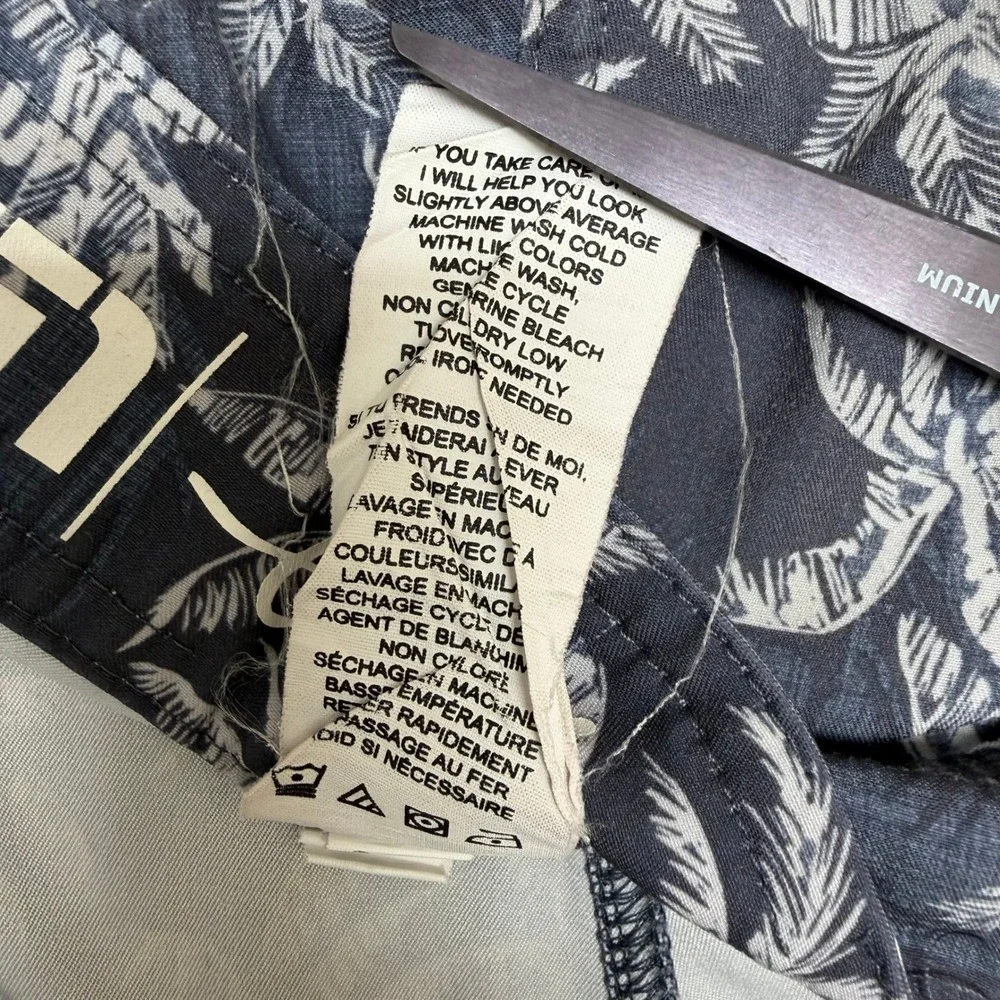 TravisMathew Men's Hybrid Board Shorts 42 Palm Tree‎ Swim Trunks Stretch Beach